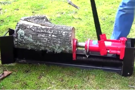 沒想到吧 爪式千斤頂還能劈柴
