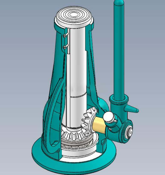 螺旋千斤頂示意圖